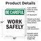 Signmission Safety Culture Sign, 10 in Width, Aluminum, Rectangle OS-2PACK-BC-A-1014-V-10102 - alternate 2